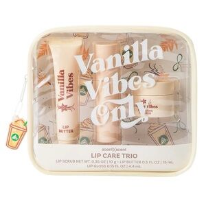 ScentXScent Vanilla Vibes Only Lip Care Trio Gift Set
